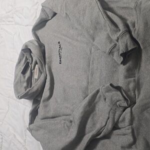 Essentials Men's Heather Gray Hoodie